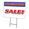 Signmission Liquidation Sale Yard Sign & Stake outdoor plastic coroplast window, C-2436-DS-Liquidation Sale C-2436-DS-Liquidation Sale - alternate 1